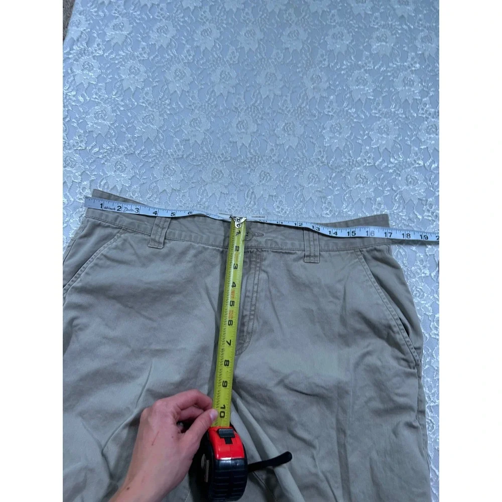 The North Face Mens Chino Pants Khaki Tan Straight Leg 34 Short Gorpcore Hiking